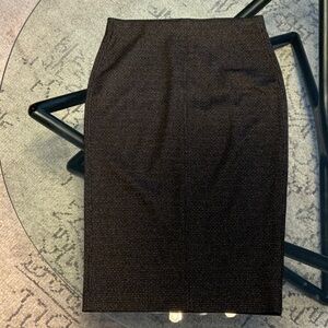 RW&Co  Black and Gray ponte pencil skirt - XS
